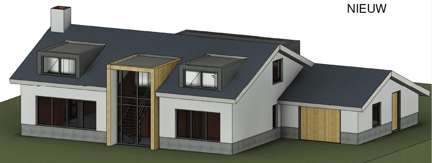 Verduurzaming bungalow met nieuw ontwerp van Zijlstra Schipper Architecten